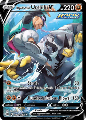 Urshifu V de ataque rápido (TG20/TG30) [Espada y escudo: estrellas brillantes] 