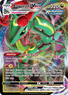 Rayquaza VMAX (111/203) [Espada y escudo: Cielos evolutivos] 