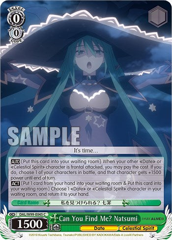 ¿Puedes encontrarme? Natsumi [Date A Live Vol. 2] 