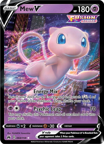 Mew V (060/159) [Espada y escudo: cenit de la corona] 