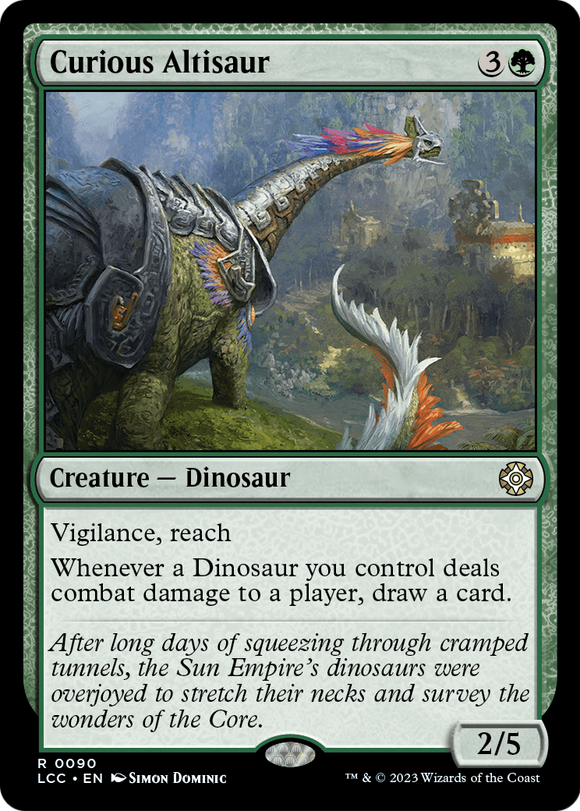 Altisaur curioso [Las cavernas perdidas de Ixalan Comandante] 