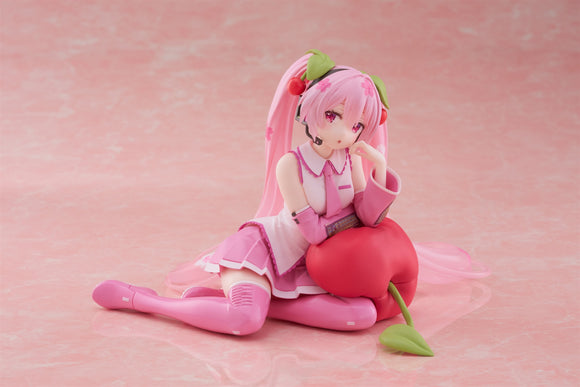 Hatsune Miku - Sakura Miku Desktop Cute Prize Figure (Cherry Cushion Ver.)