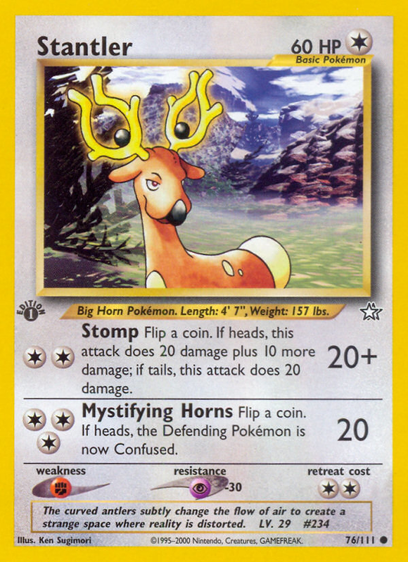 Stantler (76/111) [Neo Genesis 1.ª edición] 