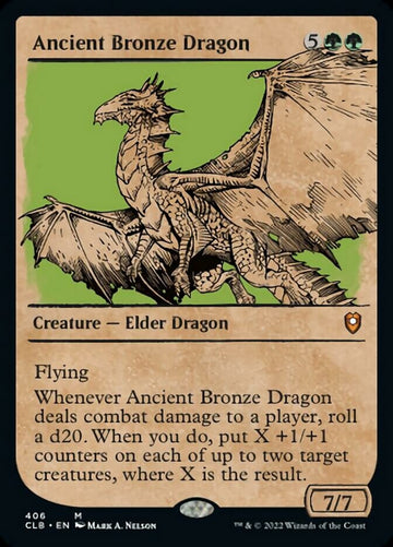 Dragón de bronce antiguo (vitrina) [Commander Legends: Battle for Baldur's Gate] 