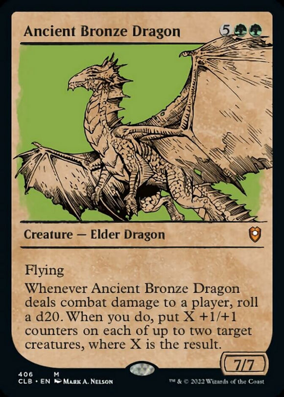 Dragón de bronce antiguo (vitrina) [Commander Legends: Battle for Baldur's Gate] 