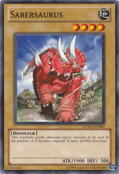 Sabersaurio [DEM1-EN003] Común 