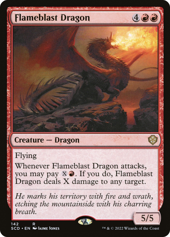 Dragón Explosivo [Mazos iniciales de Commander] 