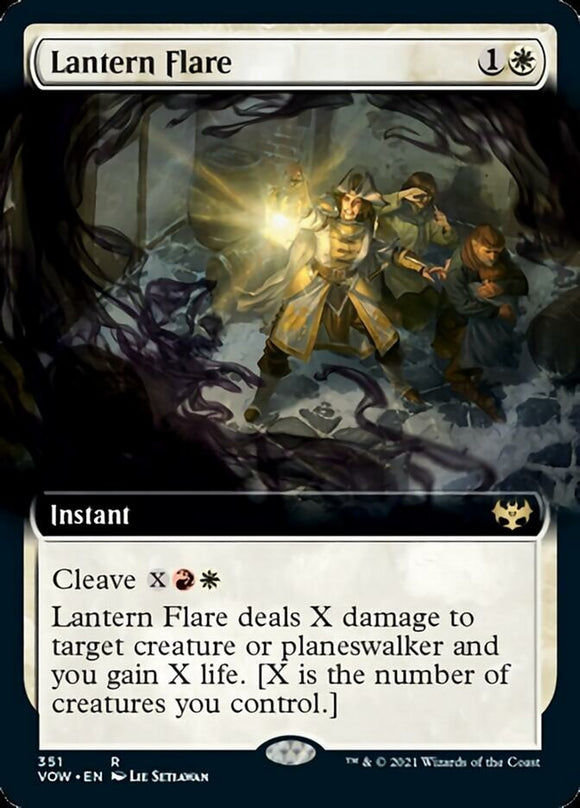 Destello de linterna (ilustración ampliada) [Innistrad: Crimson Vow] 