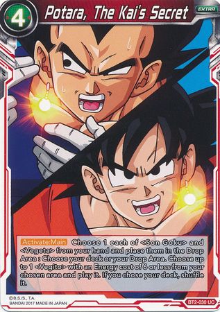 Potara, el secreto del Kai (BT2-030) [Union Force] 