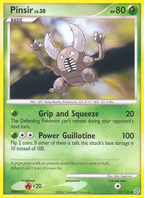 Pinsir (59/132) [Diamante y Perla: Maravillas secretas] 