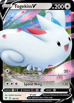 Togekiss V (140/185) [Espada y escudo: voltaje vívido] 