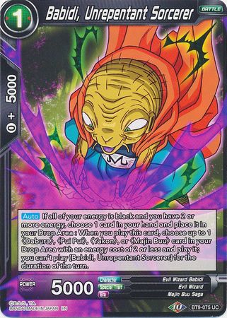 Babidi, hechicero impenitente (BT9-075) [Embestida universal] 