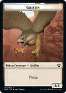 Zombie Knight // Griffin Double-Sided Token [Dominaria United Commander Tokens]-2