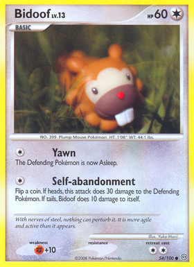 Bidoof (54/100) [Diamante y Perla: Frente Tormentoso] 