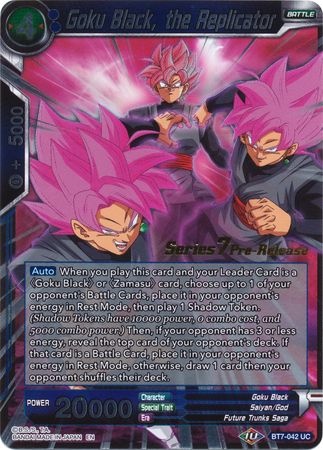 Goku Black, el Replicante (BT7-042_PR) [Promociones de prelanzamiento de El Asalto de los Saiyajin] 