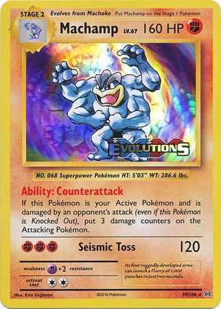 Machamp (59/108) (Prelanzamiento de XY Evolutions) [Promociones de XY: Black Star] 
