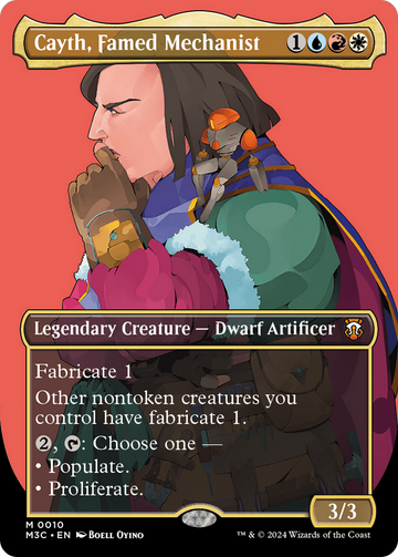 Cayth, el famoso mecanicista (sin fronteras) [Comandante de Modern Horizons 3] 
