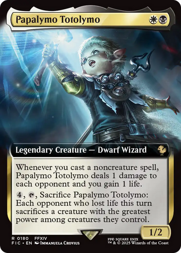Papalymo Totolymo (Extended Art) [FINAL FANTASY Commander]