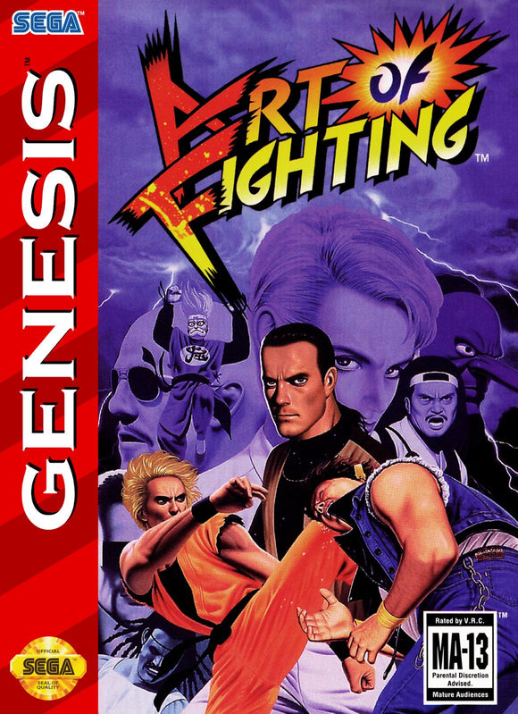 Red Fox Gaming - Hickory - Art of Fighting - Video Game - Sega Genesis