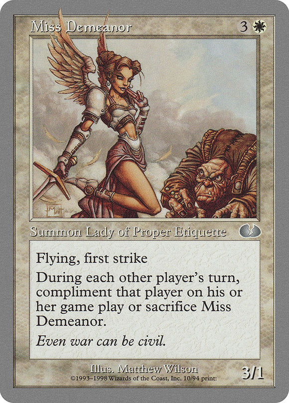 Señorita Demeanor [Despegado] 