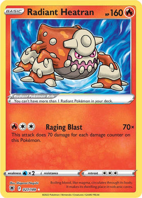 Radiant Heatran (027/189) [Espada y escudo: resplandor astral] 