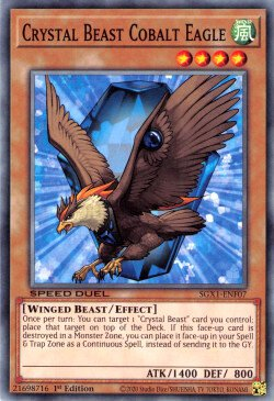 Águila de cobalto de la Bestia de cristal [SGX1-ENF07] Común 