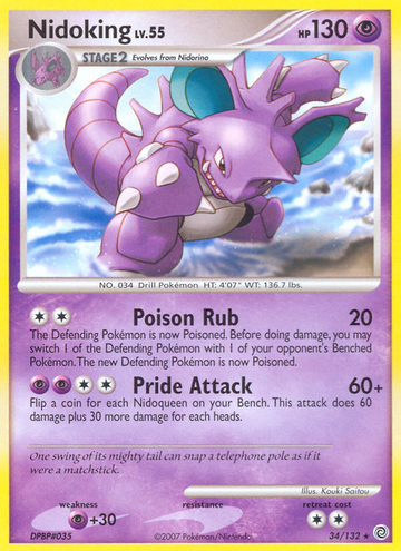 Nidoking (34/132) [Diamante y Perla: Maravillas secretas] 