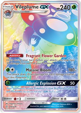 Vileplume GX (250/236) [Sol y Luna: Eclipse Cósmico] 