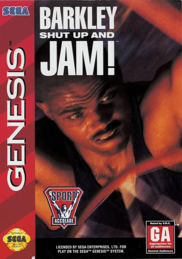 Red Fox Gaming - Hickory - Barkley Shut Up and Jam - Video Game - Sega Genesis