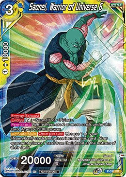 Saonel, guerrero del universo 6 (paquete de torneo vol. 8) (P-391) [Tarjetas de promoción de torneo] 