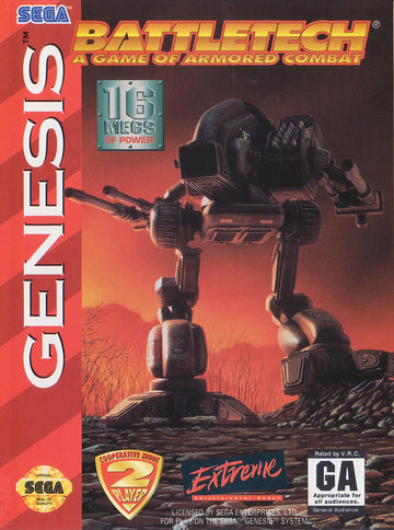 Red Fox Gaming - Hickory - Battletech - Video Game - Sega Genesis