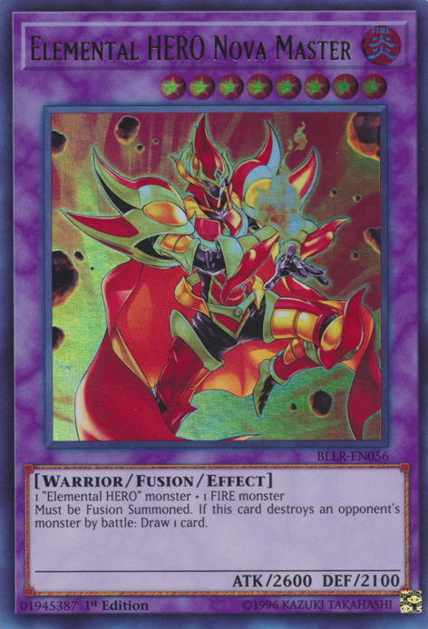 Héroe elemental Nova Master [BLLR-EN056] Ultra raro 