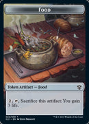 Food // Pest Double-Sided Token [Commander 2021 Tokens]-1