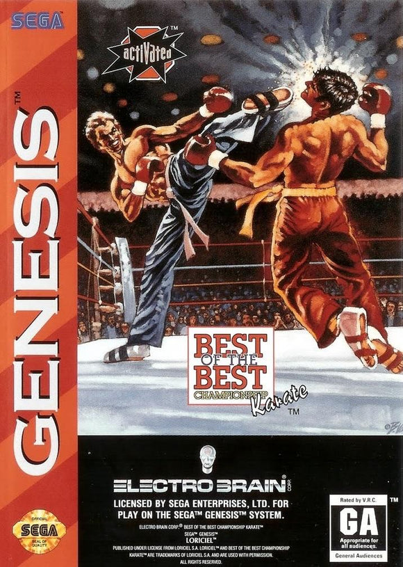 Red Fox Gaming - Hickory - Best of the Best Championship Karate - Video Game - Sega Genesis