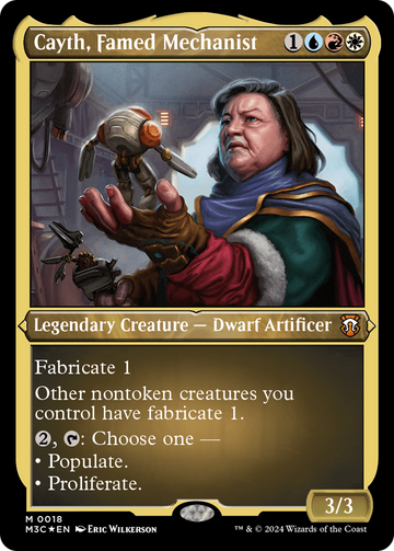 Cayth, famoso mecanicista (grabado en lámina) [Comandante de Modern Horizons 3] 