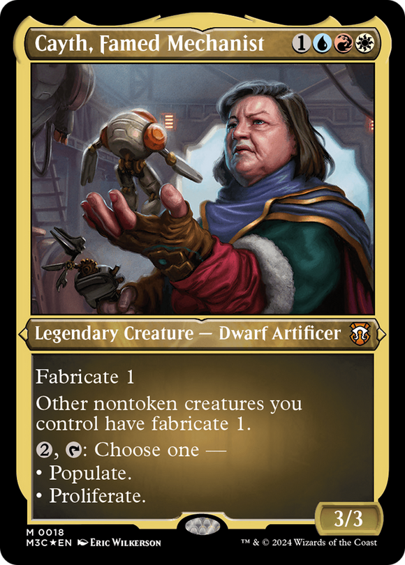 Cayth, famoso mecanicista (grabado en lámina) [Comandante de Modern Horizons 3] 