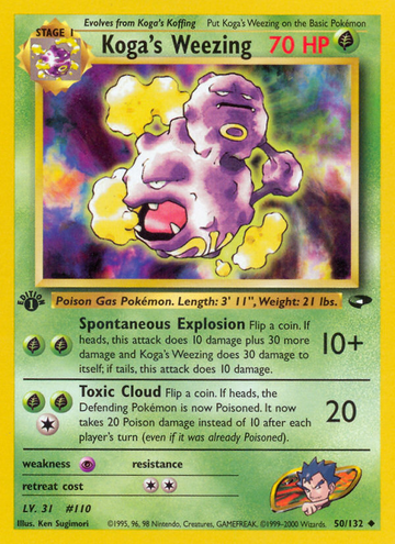 Weezing de Koga (50/132) [Desafío de gimnasio 1.ª edición] 