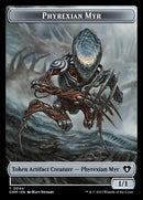 Servo // Phyrexian Myr Double-Sided Token [Commander Masters Tokens]-2