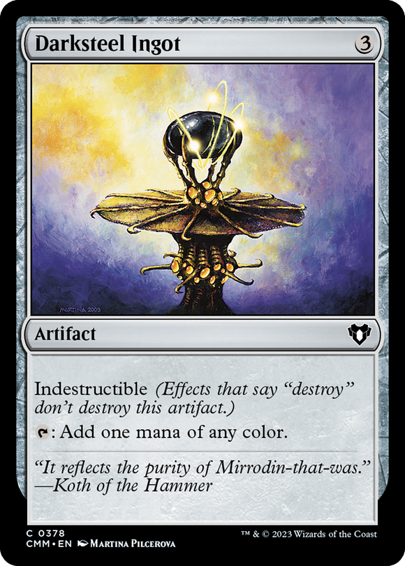 Lingote de acero oscuro [Commander Masters] 