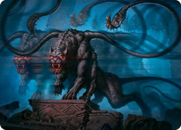Tarjeta de arte de la Bestia Desplazadora [Serie de arte de Dungeons &amp; Dragons: Adventures in the Forgotten Realms] 