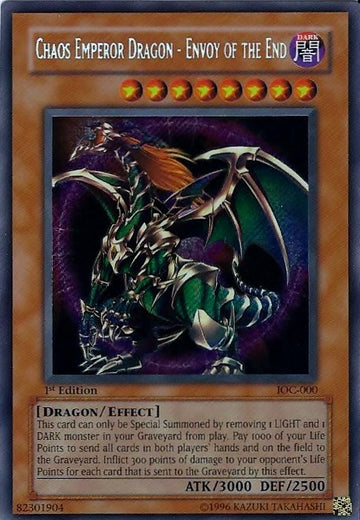 Dragón Emperador del Caos - Enviado del Fin [IOC-000] Raro Secreto 
