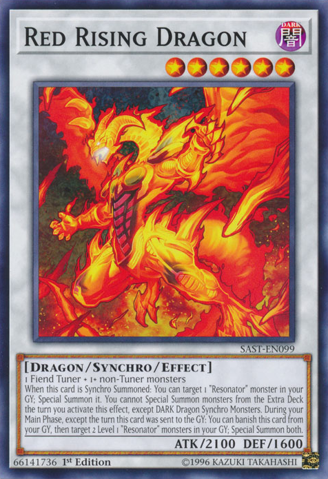 Dragón rojo ascendente [SAST-EN099] Común 