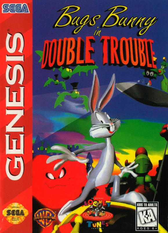 Red Fox Gaming - Hickory - Bugs Bunny Double Trouble - Video Game - Sega Genesis