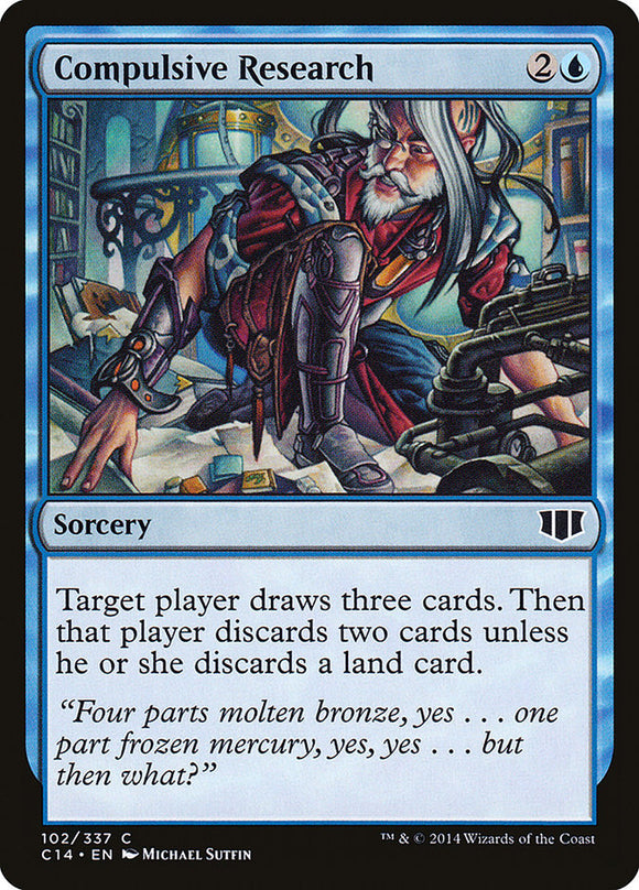 Investigación compulsiva [Commander 2014] 