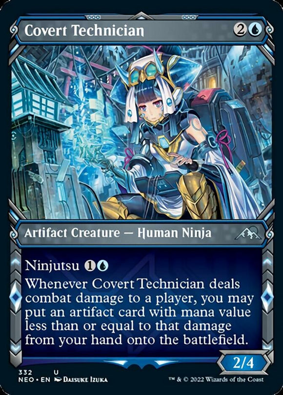 Técnico encubierto (Showcase Ninja) [Kamigawa: Neon Dynasty] 