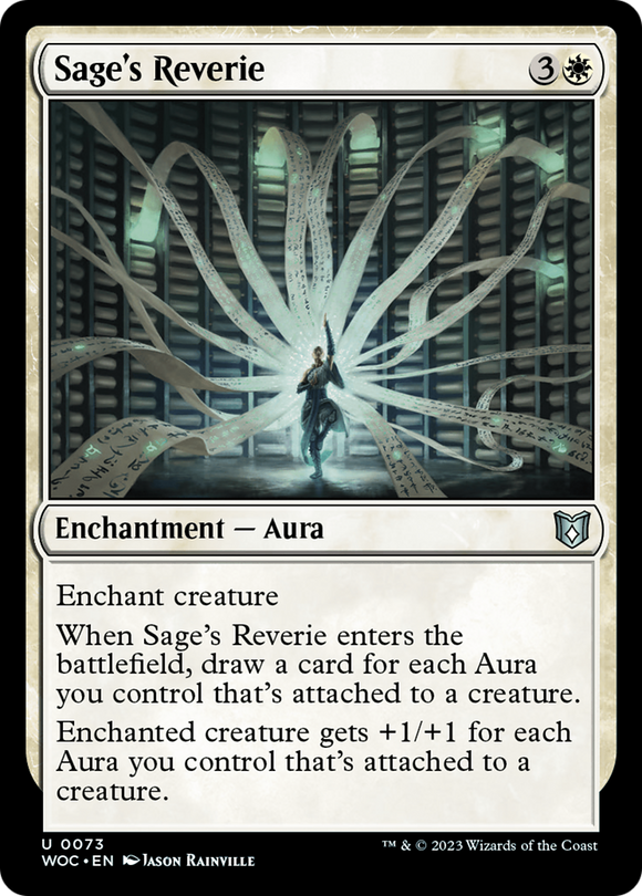 Ensoñación del sabio [Comandante de las Tierras Salvajes de Eldraine] 