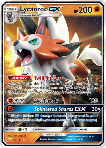 Lycanroc GX (82/181) [Sol y Luna: Formen equipo] 