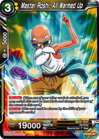 El Maestro Roshi, todo calentado (BT5-087) [Renacimiento milagroso] 