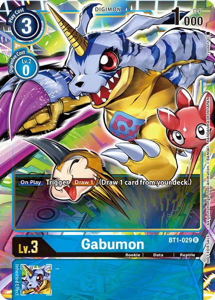 Gabumon [BT1-029] (Arte alternativo) [Lanzamiento de la versión especial Booster 1.0] 
