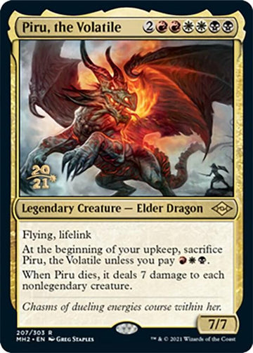Piru, the Volatile [Modern Horizons 2 Prerelease Promos]